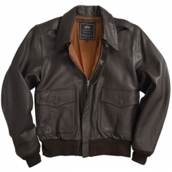 Куртка Alpha Industries A-2 Goatskin Leather Jacket